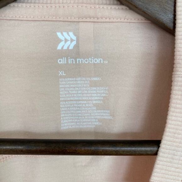 All In Motion Light Pink Crop T-Shirt - XL - Picture 4 of 4